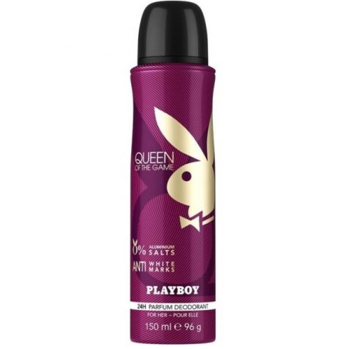 Жіночий парфумований дезодорант Playboy Queen of the Game 150 мл Жіночий парфумований дезодорант Playboy Queen of the Game 150 мл